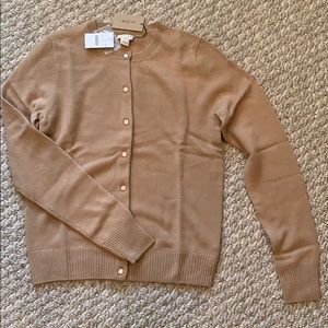 NWT J Crew Cashmere Cardigan, M